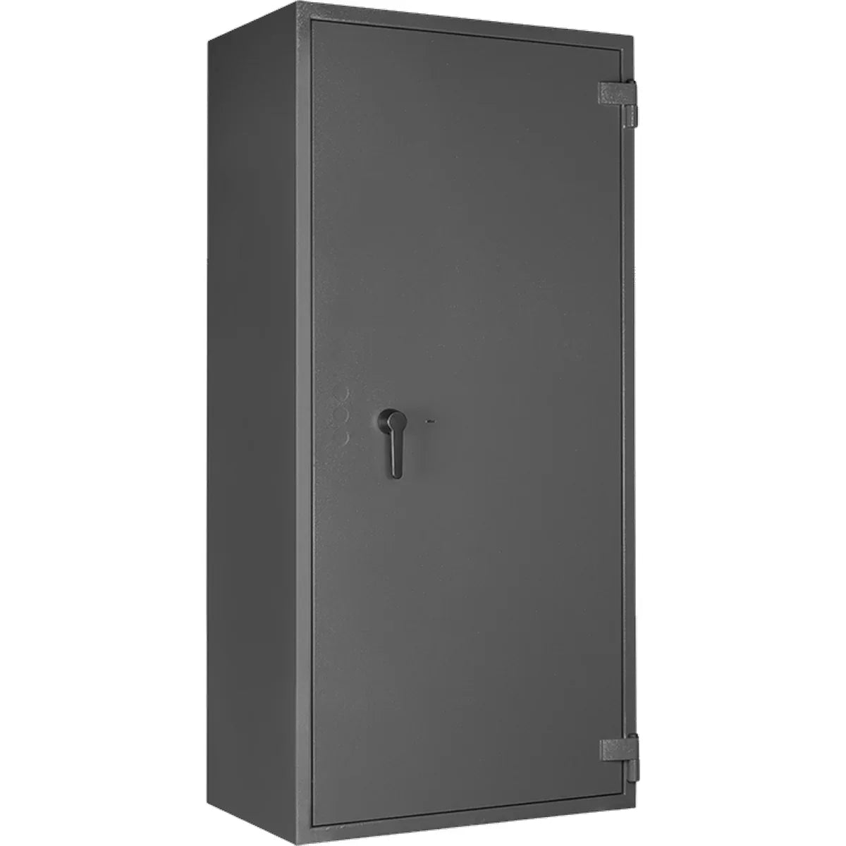 Cervo V gun safe in Graphite Grey, door closed