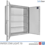 Paper Star Light 70 Documentenkluis - 56 Mappen - Inbraaktest S2 / Brandtest 30 min