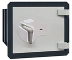 Ollé I-2 Grade 1 wall safe with key lock, front view