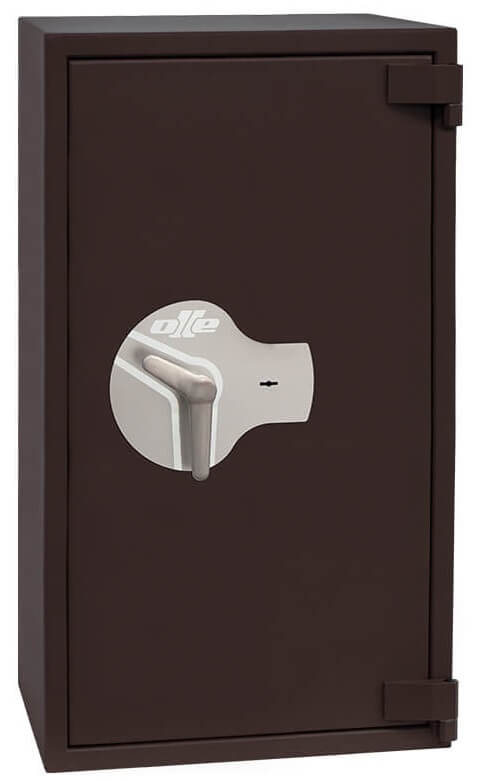 Ollé III-6 Grade 3 safe with key lock, front view