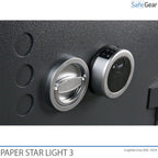 Paper Star Light 3 Brandkluis - 5 Mappen - Inbraaktest Klasse S2 / Brandtest 30 min