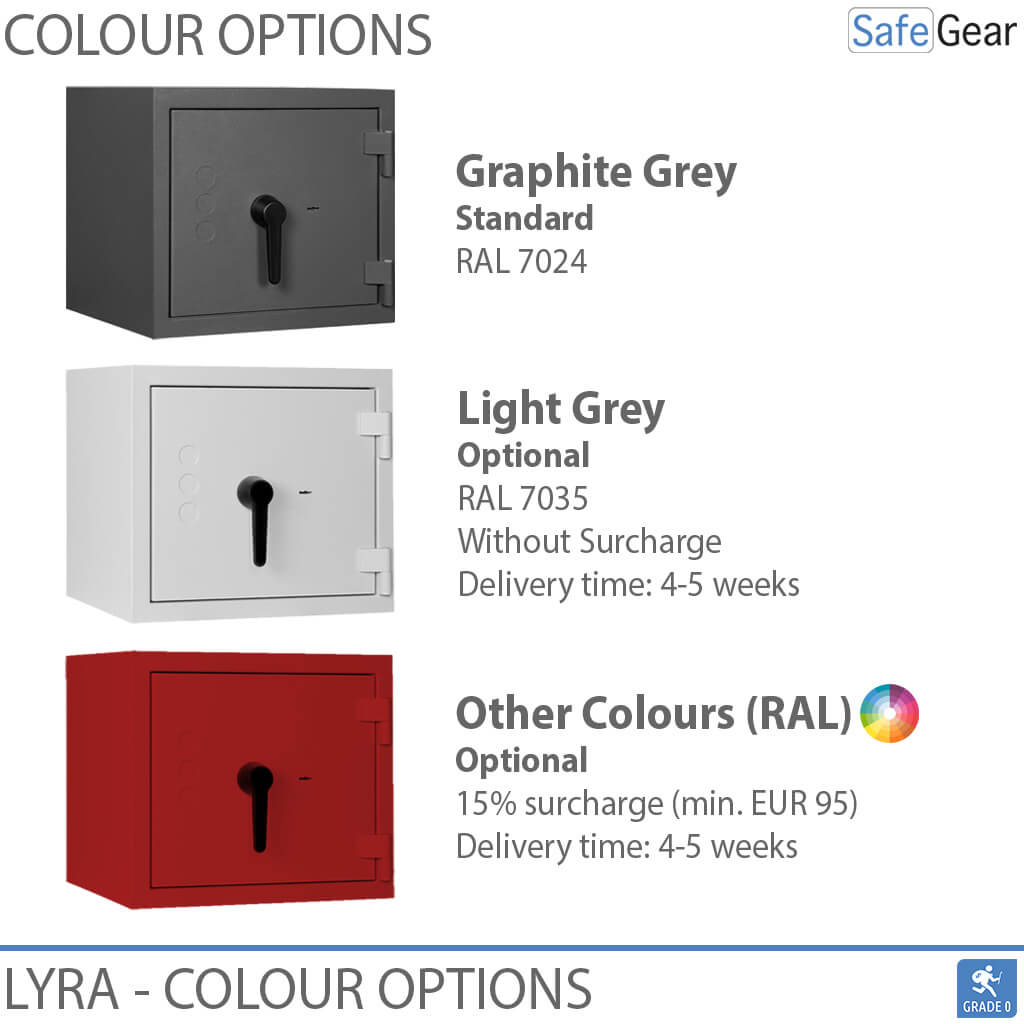Lyra 11 - Kluis voor beveiliging (71 liter) - Inbraaktest Grade 0