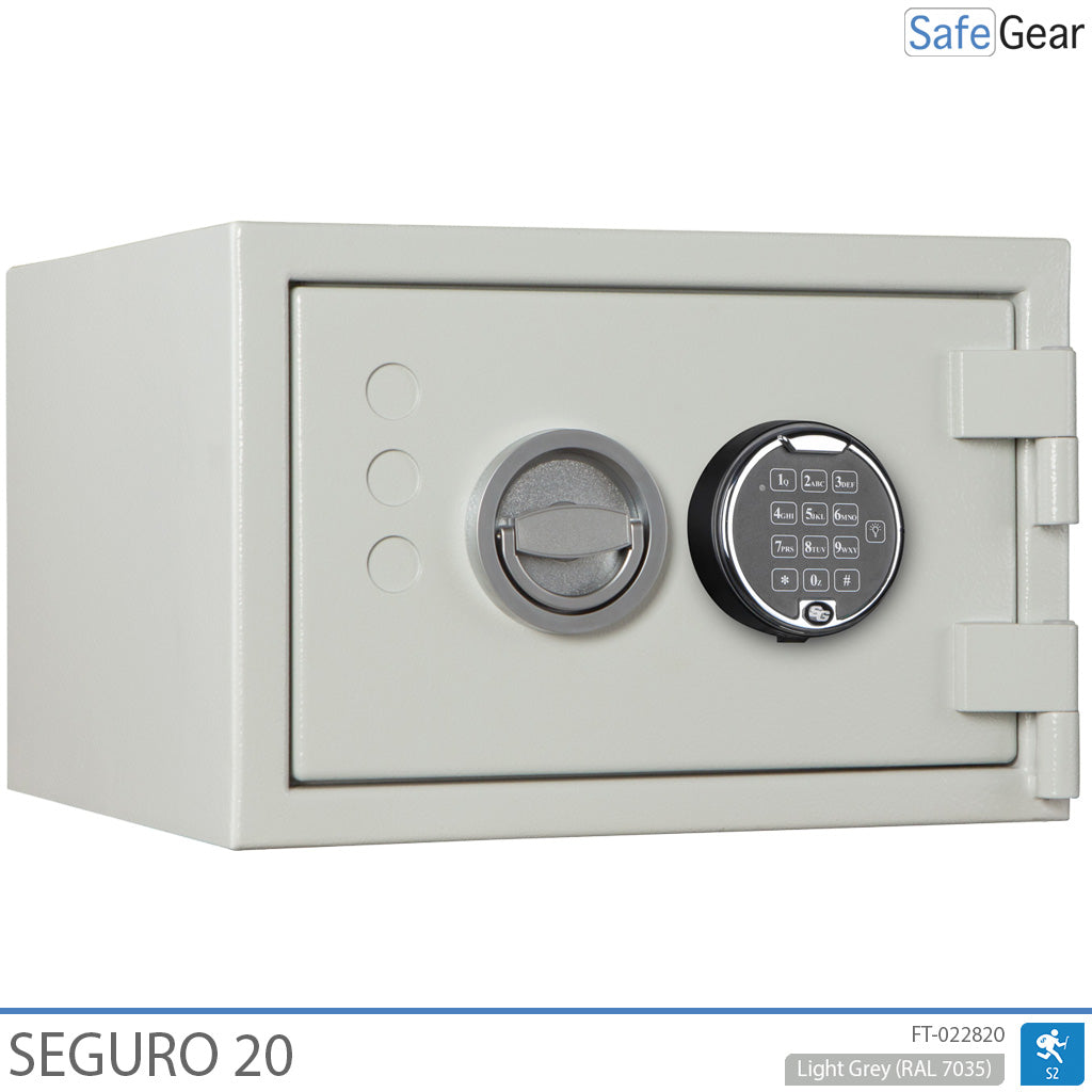 Seguro 20 - Kluis (19 liter) - Inbraaktest Grade S2