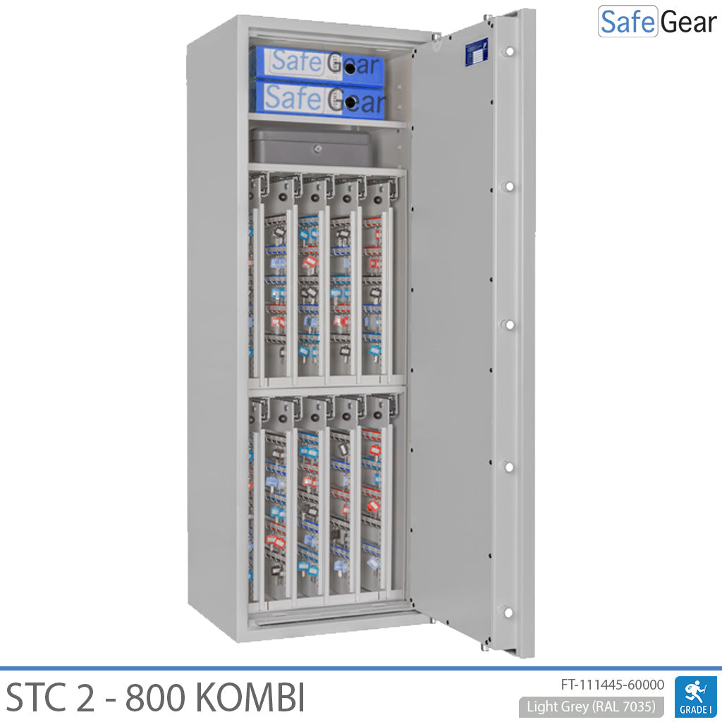 STC 2 - 800 Kombi - 800 sleutels (166 L) - Inbraakklasse Grade I - Sleutelslot