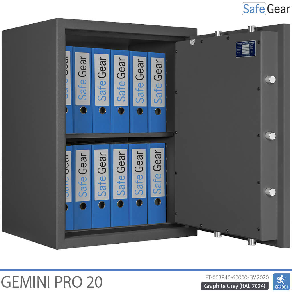 Gemini Pro 20 - Security Safe (142 Liters) - Burglary Test Grade 1