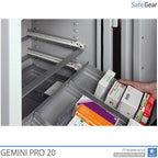 Gemini Pro 20 - Apotheekkluis (141 Liters) - 4 Laden - Inbraaktest Grade I