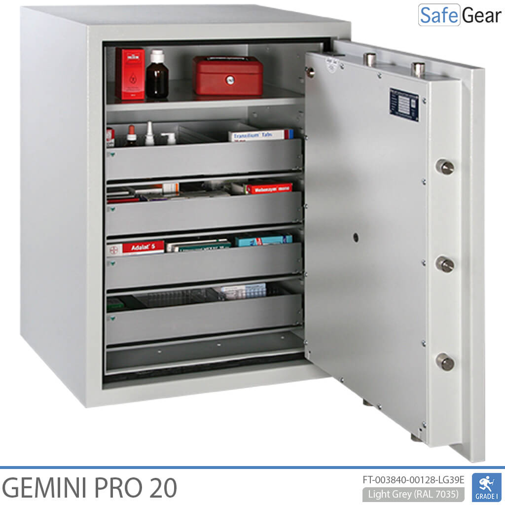 Gemini Pro 40 - Apotheekkluis (180 liter) - 6 laden - Inbraaktest Grade I