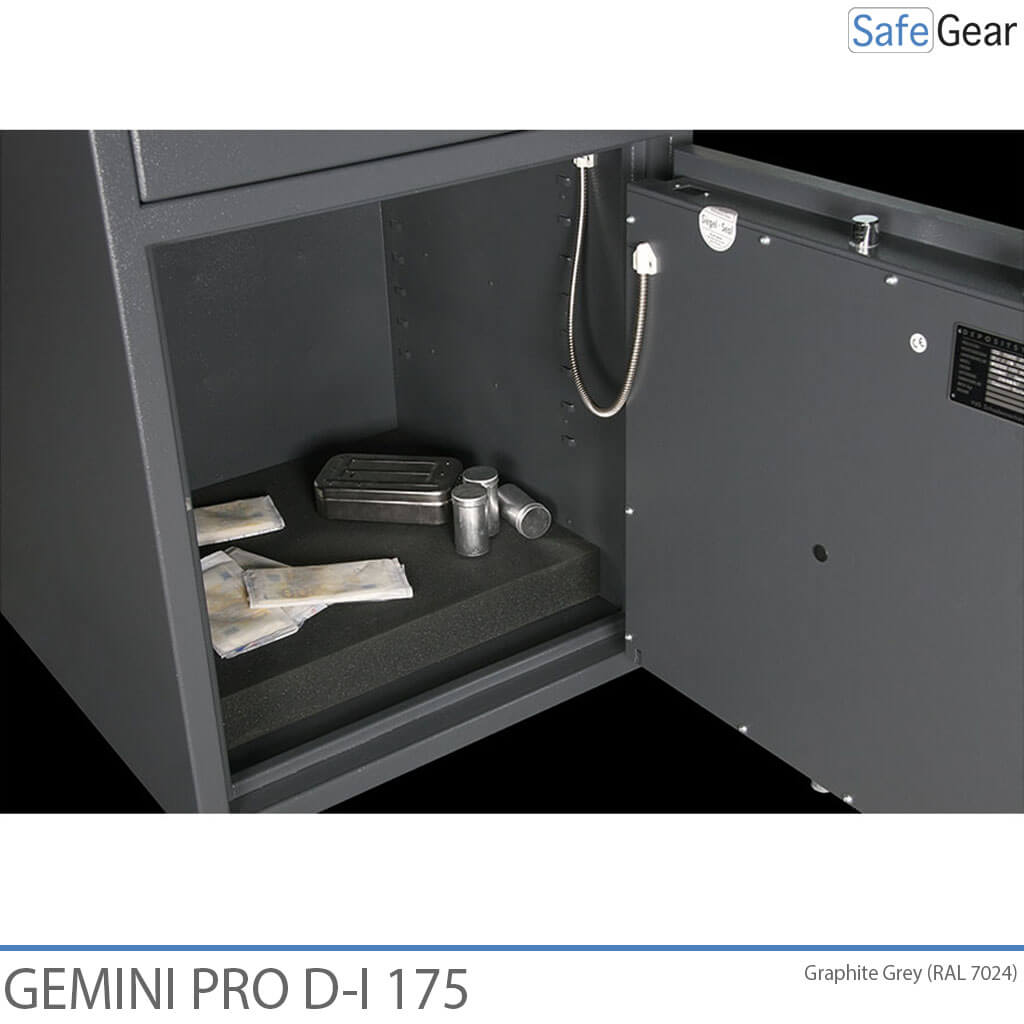 Inside the Gemini Pro D-I 250 deposit safe