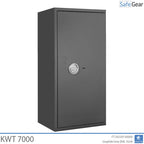 KWT 7000 gun safe in Graphite Grey, door closed