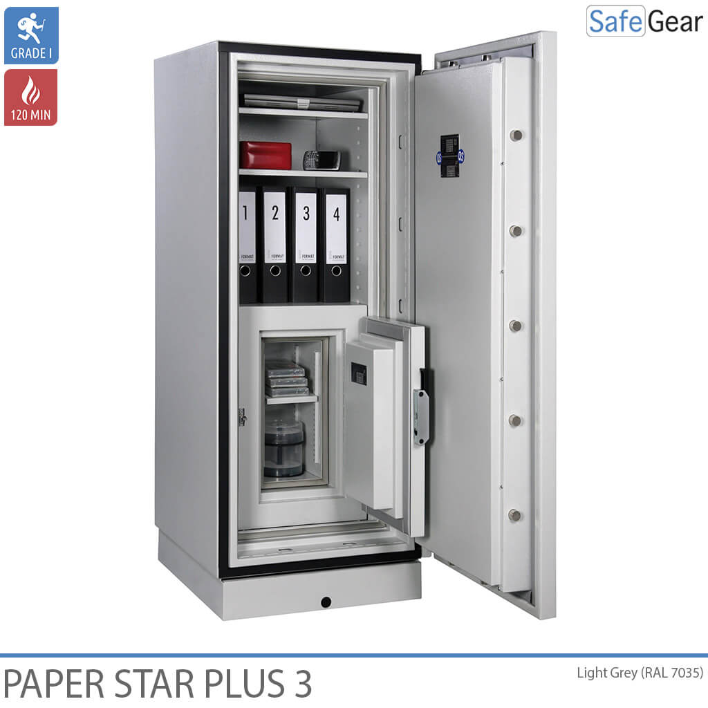 Paper Star Plus 4 Brandkast (456 L) - Inbraaktest Grade I / Brandtest 120 min