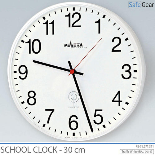 Analoge schoolklok - Binnen - Rond - 40 cm