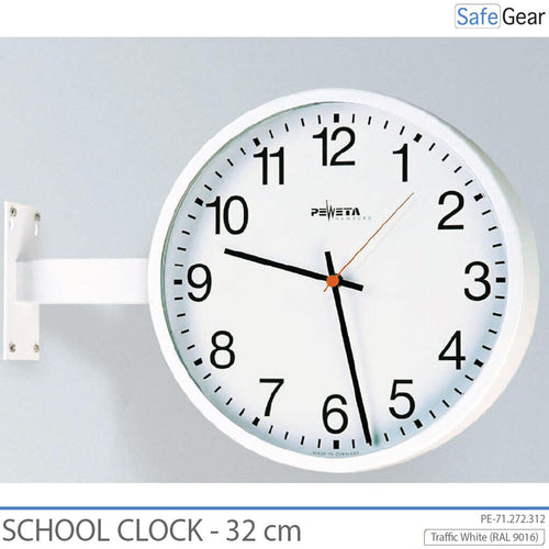 Analoog schoolklok - Binnen - Rond - 32 cm