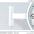 Analoog schoolklok - Binnen - Rond - 32 cm