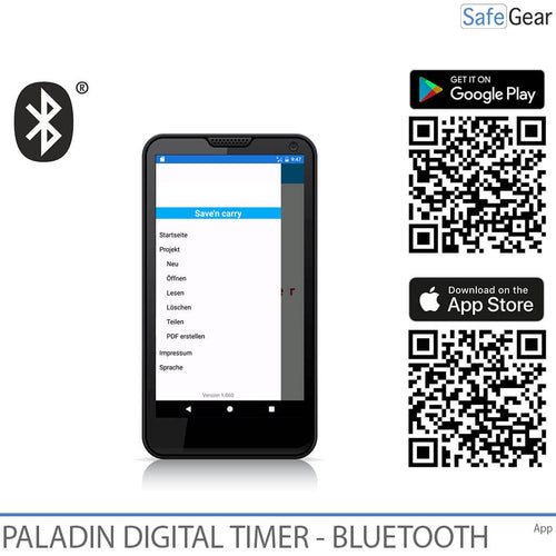 Smartphone app for programming the bell timer via Bluetooth