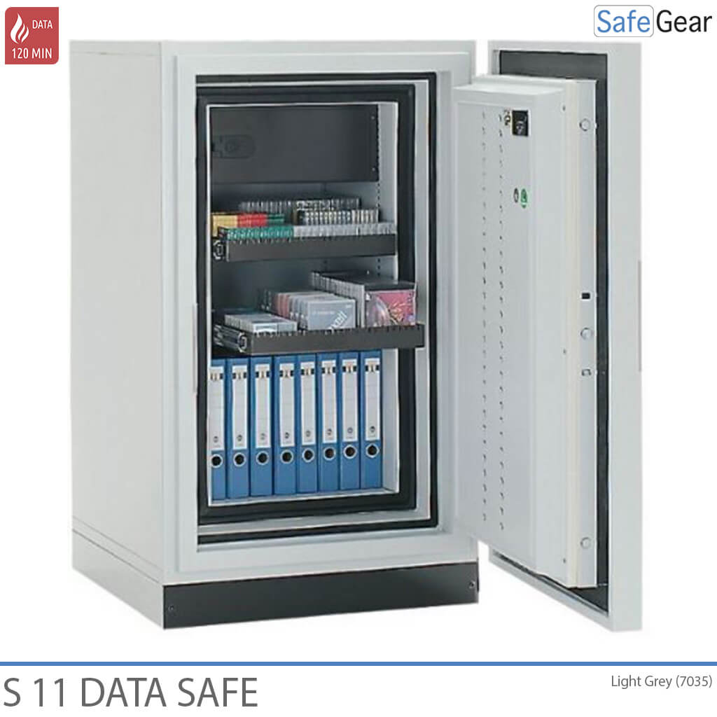 SE11 Fireproof Data Safe - 112 LTO Data Tapes - Burglary Test Grade II / Fire Test 120 min