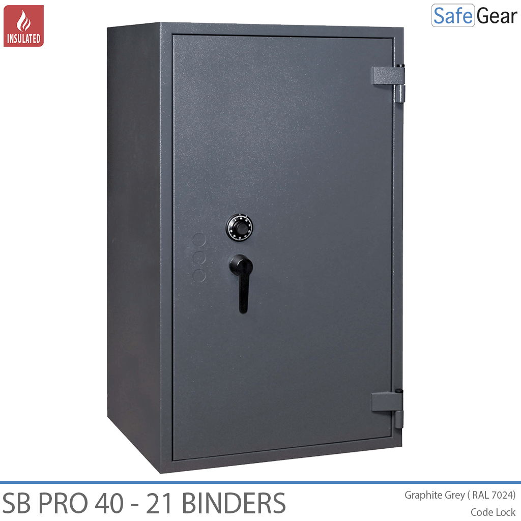SB Pro 40 document cabinet in Graphite Grey, closed