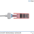 Korte buigbare sensor