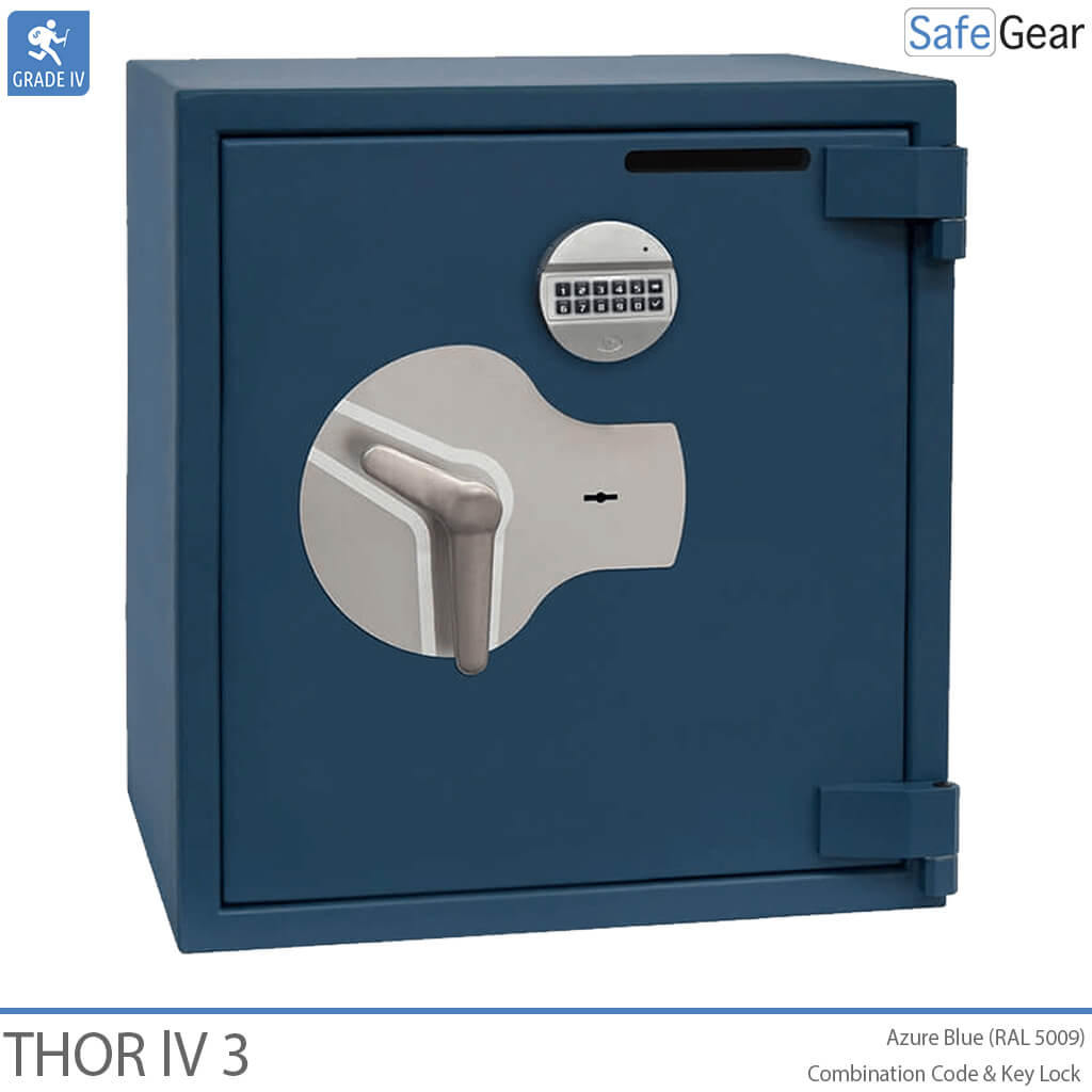 Thor IV opslagkluis (100L) - Inbraaktest Grade 4 - Codeslot en sleutelvergrendeling