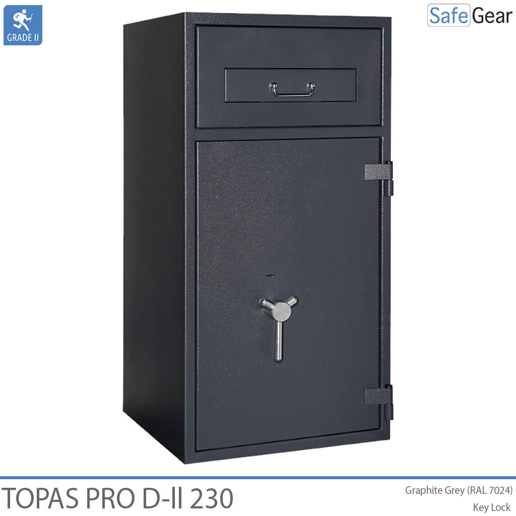 Topas Pro D-II 120 Afstortkluis (119 L) - Inbraaktest D-II - Sleutelslot