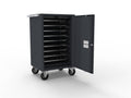 Guardian 1100-computerkast - 10 laptops met opladen - Codeslot