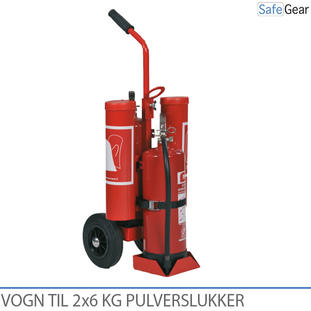 Kar voor Brandblusser (2 x 6 kg) en Branddeken / oogspoeling