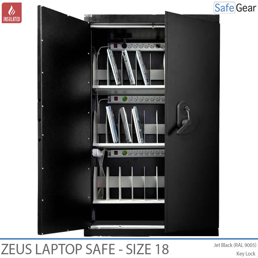 Zeus 22 - Laptop safe (32 laptops) - Key Lock